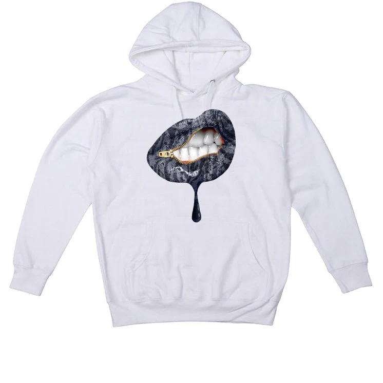 AIR JORDAN 3 “WHITE NAVY”| ILLCURRENCY White T-Shirt (LIPS UNSEALED) - Image 3