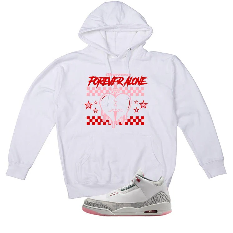 Air Jordan 3 Wings White T-Shirt (Forever Alone)| illcurrency - Image 3