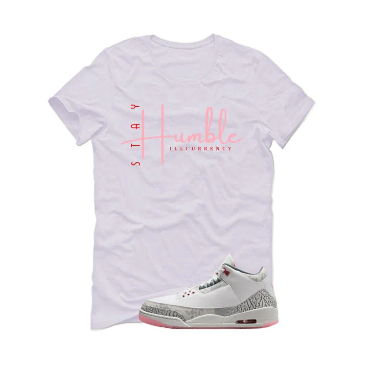 Air Jordan 3 Wings White T-Shirt (Stay Humble)| illcurrency - Image 2