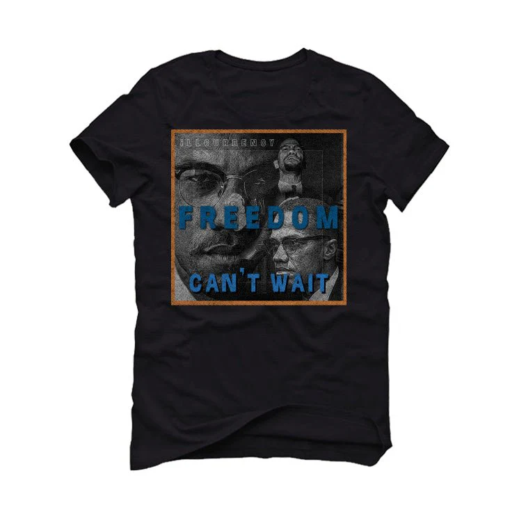 Air Jordan 3 "Wizards" | illcurrency Black T-Shirt (FREEDOM) - Image 2