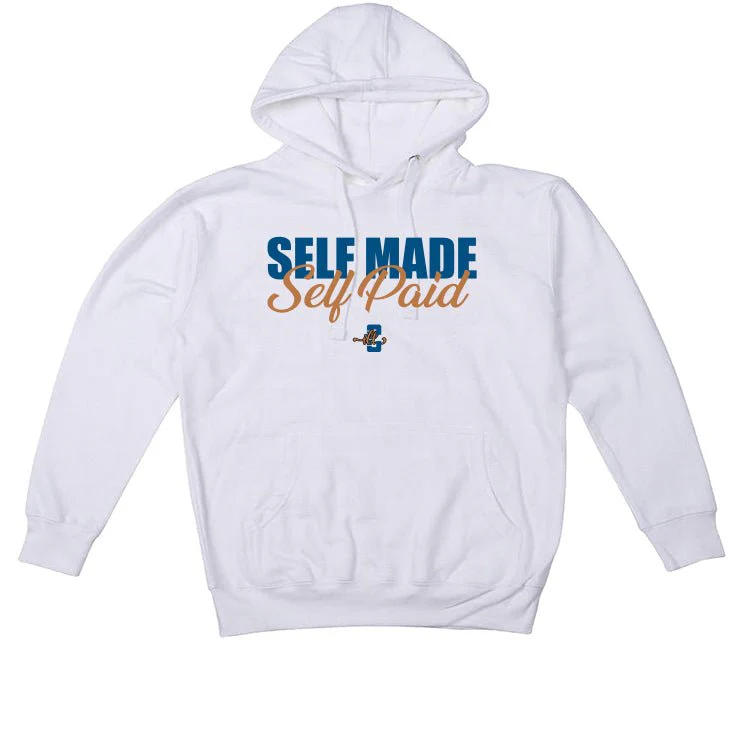 Air Jordan 3 "Wizards" | illcurrency White T-Shirt (Self Made Self Paid) - Image 3