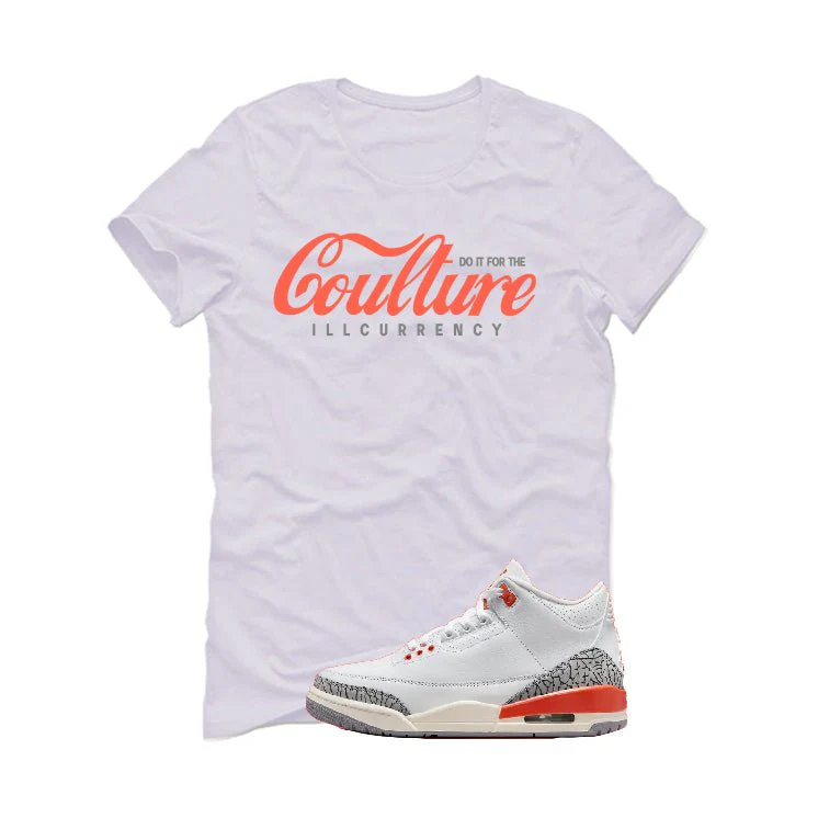 Air Jordan 3 WMNS “Georgia Peach” | illcurrency White T-Shirt (Coulture) - Image 2