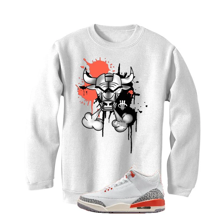 Air Jordan 3 WMNS “Georgia Peach” | illcurrency White T-Shirt (Iron Bull) - Image 4