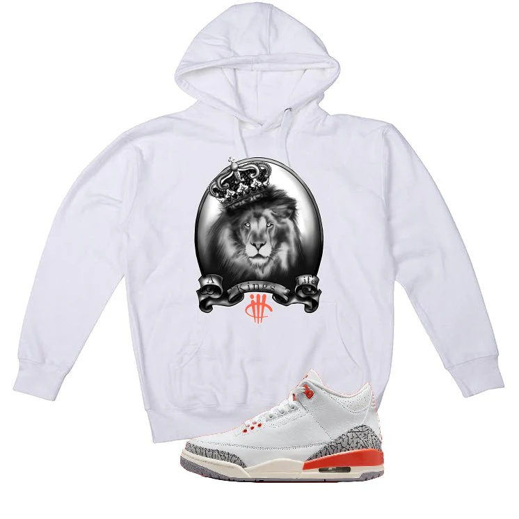 Air Jordan 3 WMNS “Georgia Peach” | illcurrency White T-Shirt (King's Life) - Image 3