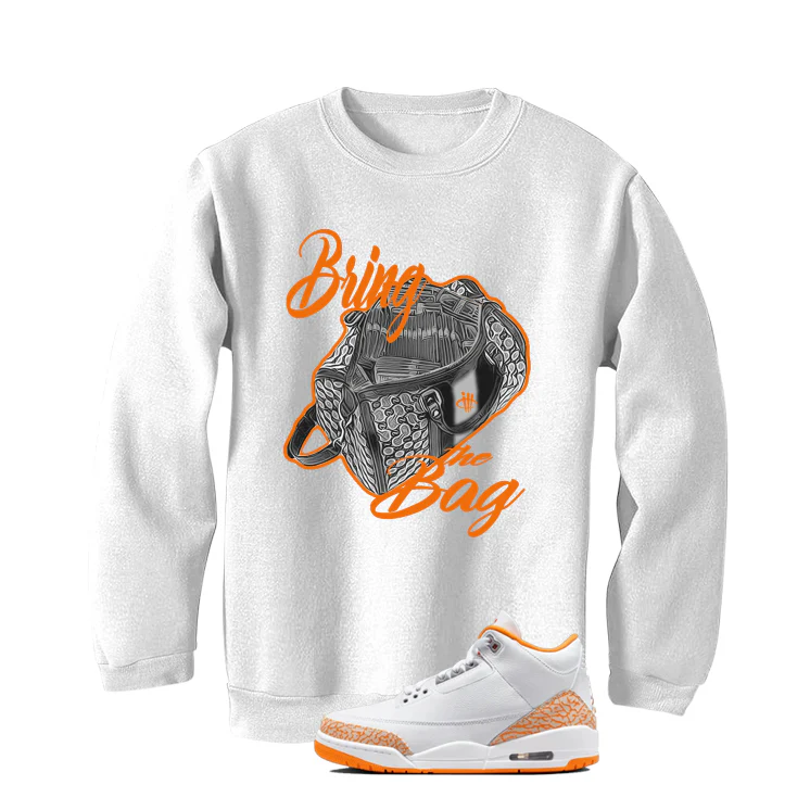 Air Jordan 3 WMNS Orange Citrus Matching T-Shirt, Sweatshirts & Hoodies White T-Shirt (Bring The Bag)| illcurrency - Image 4