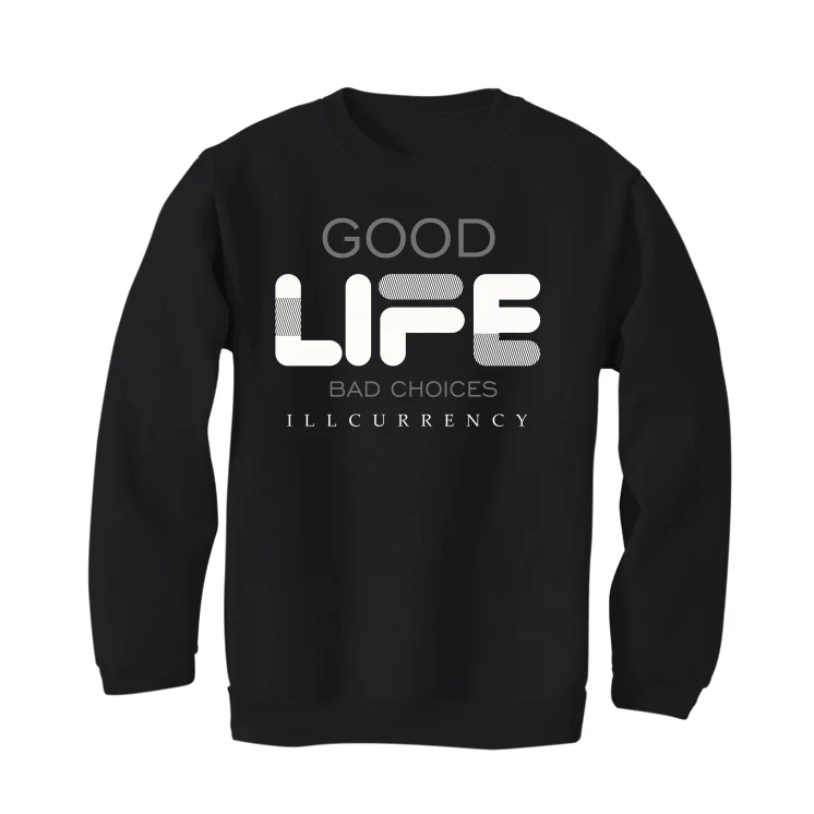 Air Jordan 3 WMNS Oreo aka Off Noir | illcurrency Black T-Shirt (Bad Choices) - Image 4