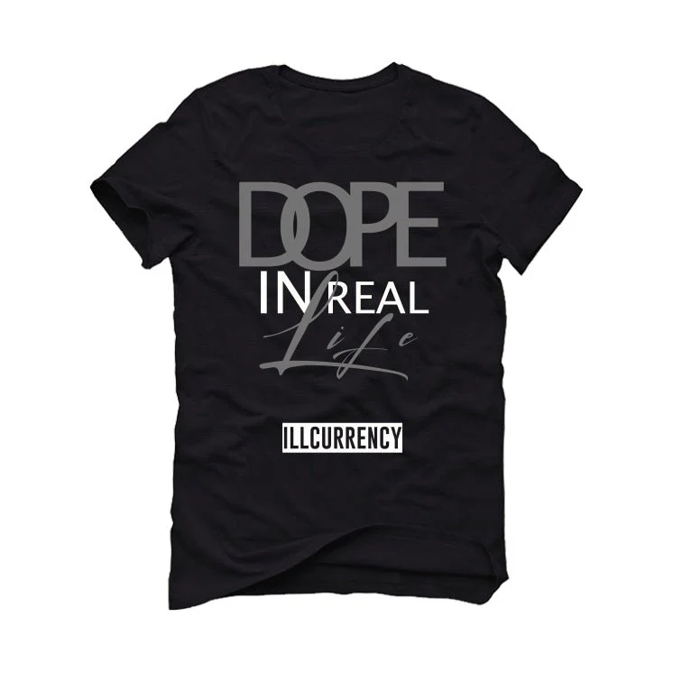 Air Jordan 3 WMNS Oreo aka Off Noir | illcurrency Black T-Shirt (DOPE) - Image 2