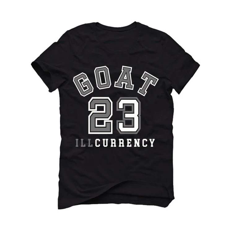 Air Jordan 3 WMNS Oreo aka Off Noir | illcurrency Black T-Shirt (GOAT 23) - Image 2