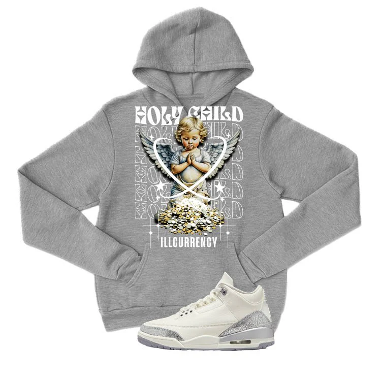Air Jordan 3 WMNS Sail Grey T-Shirt (Holy Child)| illcurrency - Image 3