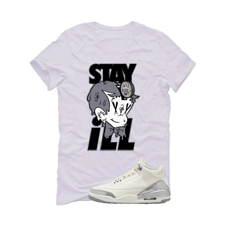 Air Jordan 3 WMNS Sail White T-Shirt (ILL RICHIE)| illcurrency - Image 2