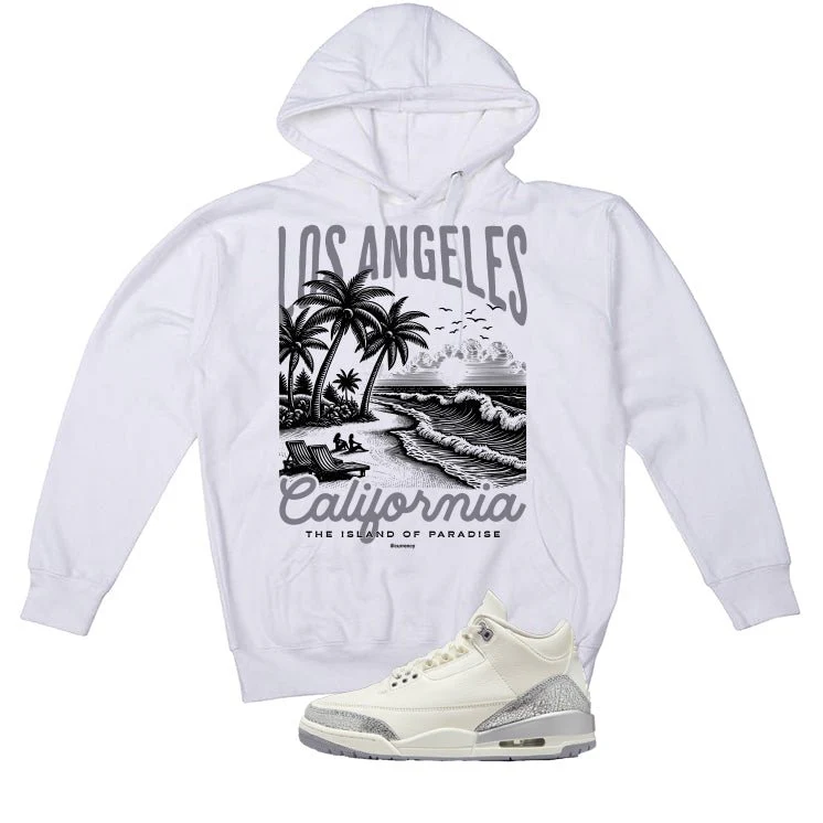Air Jordan 3 WMNS Sail White T-Shirt (Los Angeles)| illcurrency - Image 3