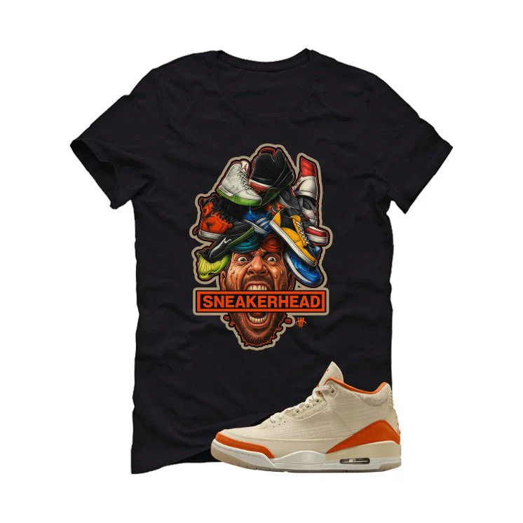 Air Jordan 3 WMNS Starfish Black T-Shirt (SneakerHead)| illcurrency - Image 2