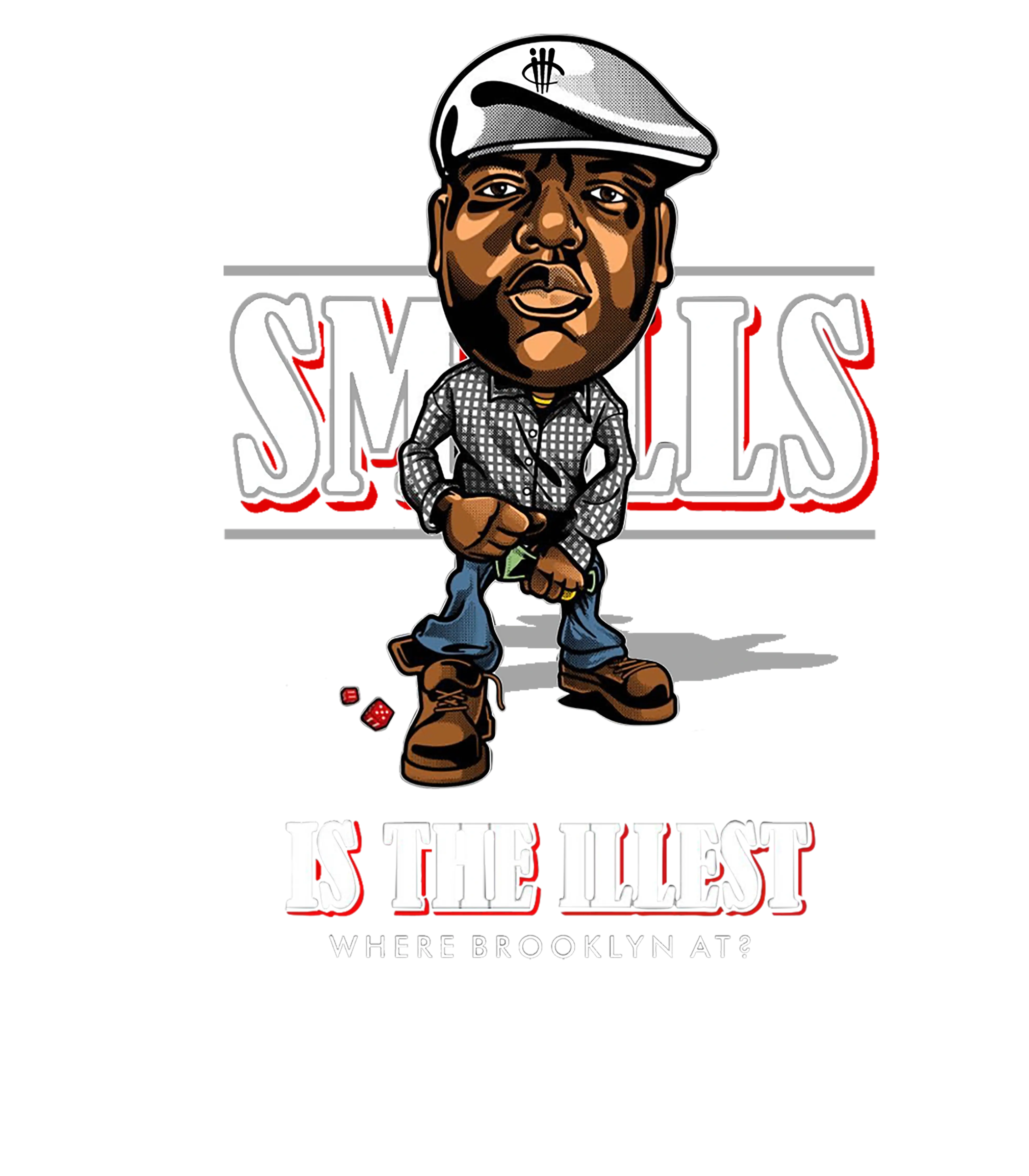 Air Jordan 4 “Black Canvas” Black T-Shirt (Biggie is the illest)