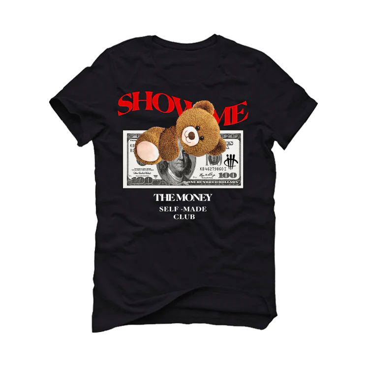 Air Jordan 4 “Black Canvas”| ILLCURRENCY Black T-Shirt (TEDDY MO) - Image 2