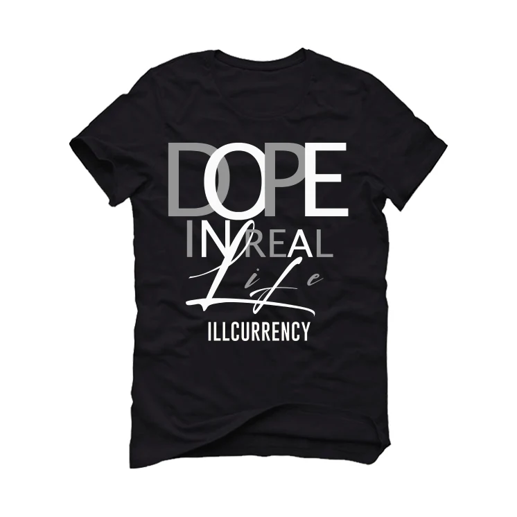 Air Jordan 4 Black Cat Matching T-Shirt, Sweatshirts & Hoodies Black T-Shirt (DOPE)| illcurrency - Image 2