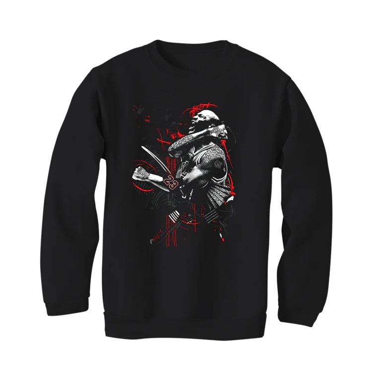 Air Jordan 4 Black Cat Matching T-Shirt, Sweatshirts & Hoodies Black T-Shirt (Jordan)| illcurrency - Image 4