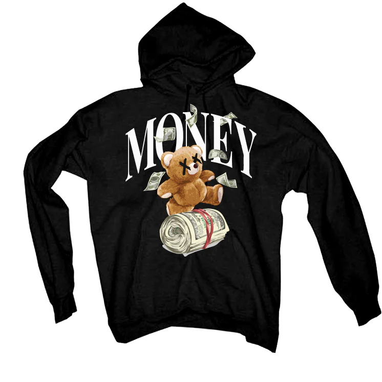 Air Jordan 4 Black Cat Matching T-Shirt, Sweatshirts & Hoodies Black T-Shirt (Money Bear)| illcurrency - Image 3