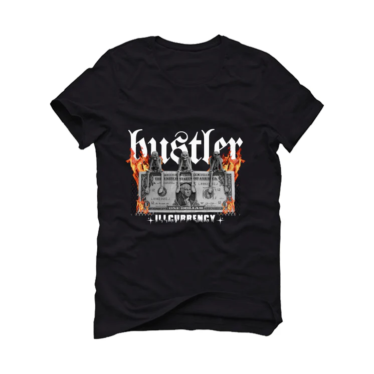 Air Jordan 4 Black Cat Matching T-Shirt, Sweatshirts & Hoodies Black T-Shirt (See No Evil Hustler)| illcurrency - Image 2