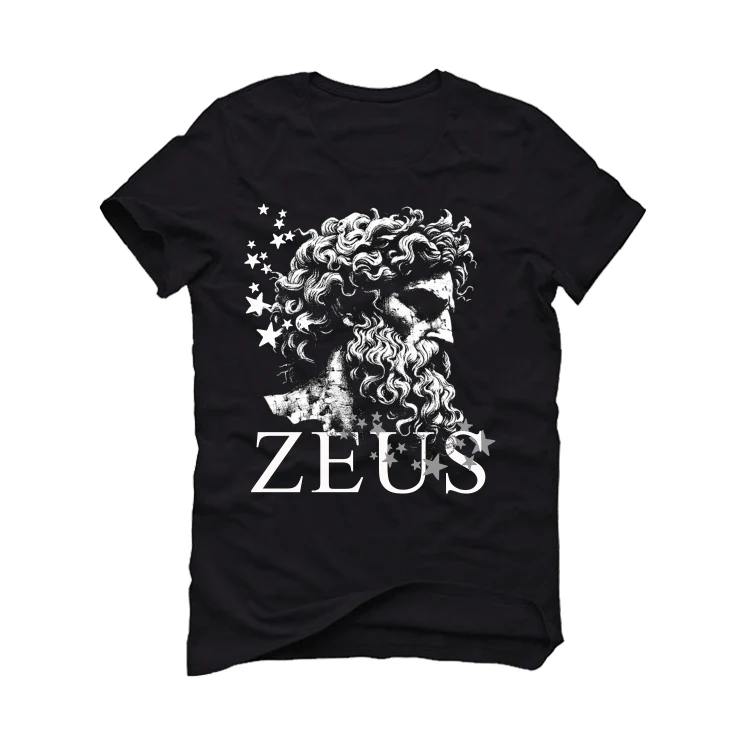 Air Jordan 4 Black Cat Matching T-Shirt, Sweatshirts & Hoodies Black T-Shirt (Zeus)| illcurrency - Image 2