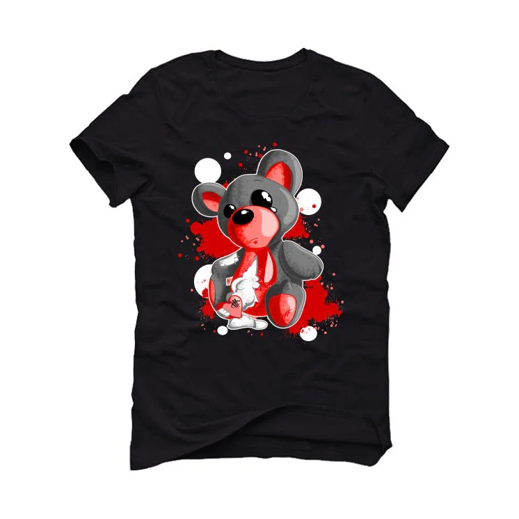 AIR JORDAN 4 “BRED REIMAGINED” 2024 | ILLCURRENCY Black T-Shirt (Big Teddy) - Image 2