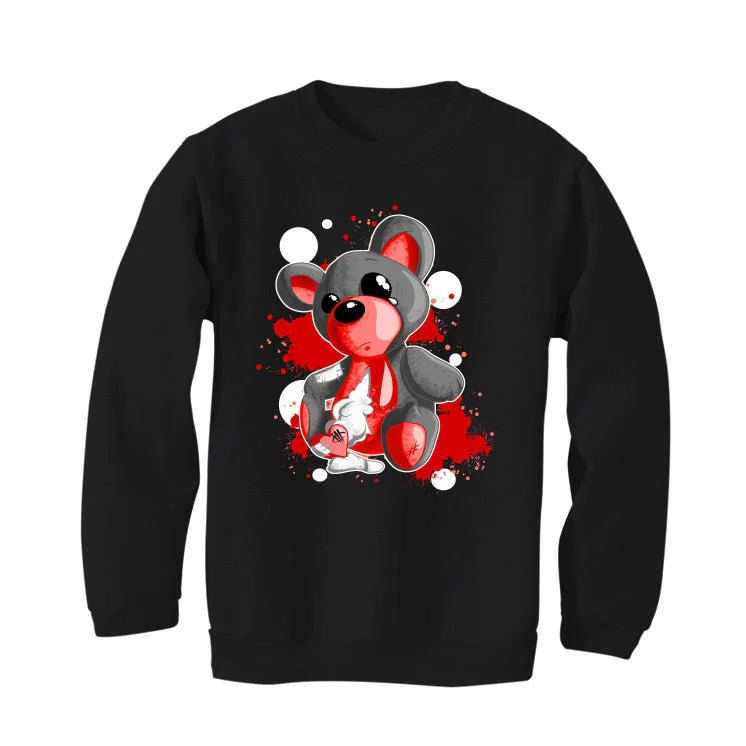 AIR JORDAN 4 “BRED REIMAGINED” 2024 | ILLCURRENCY Black T-Shirt (Big Teddy) - Image 4