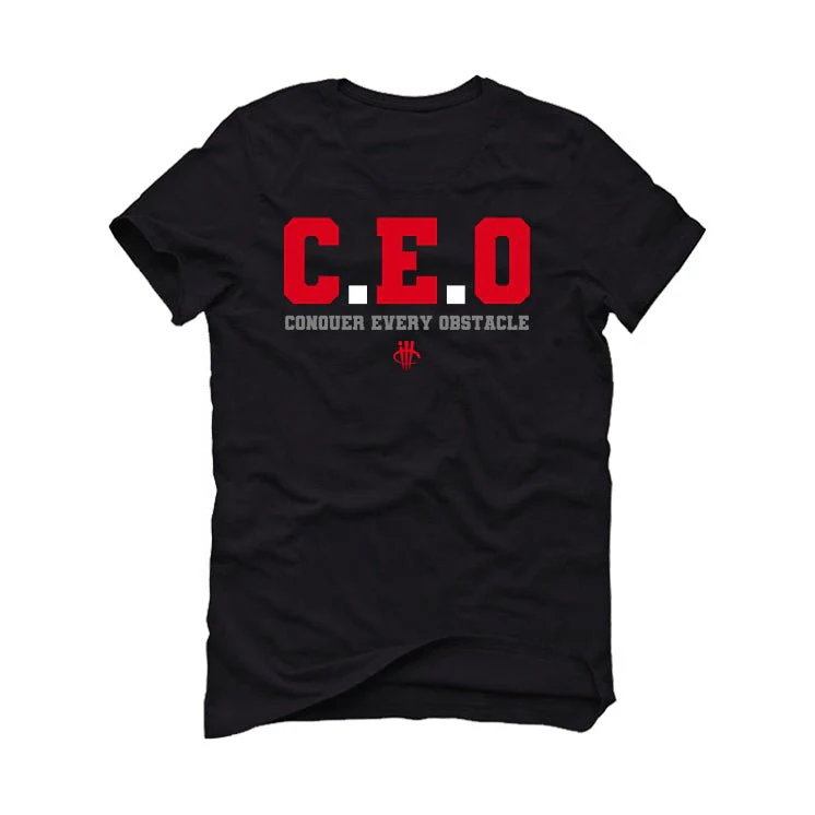 AIR JORDAN 4 “BRED REIMAGINED” 2024 | ILLCURRENCY Black T-Shirt (Ceo) - Image 2