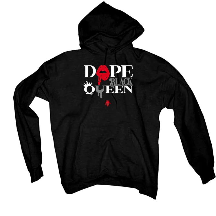 AIR JORDAN 4 “BRED REIMAGINED” 2024 | ILLCURRENCY Black T-Shirt (Dope Black Queen) - Image 3
