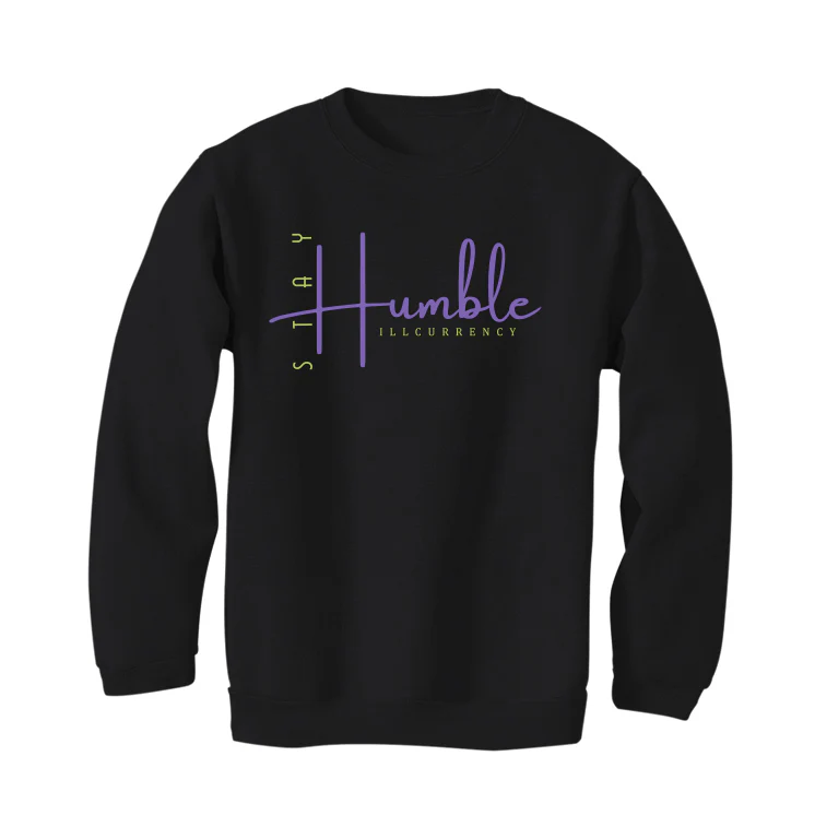Air Jordan 4 “Canyon Purple” Black T-Shirt (Stay Humble) - Image 4