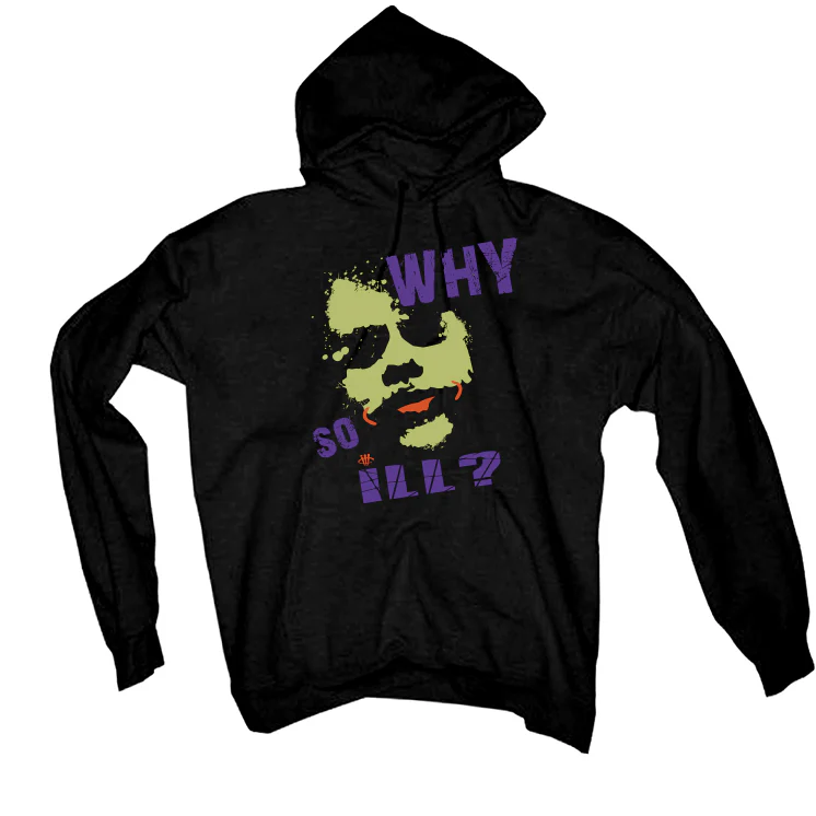 Air Jordan 4 “Canyon Purple” Black T-Shirt (Why So ill) - Image 3