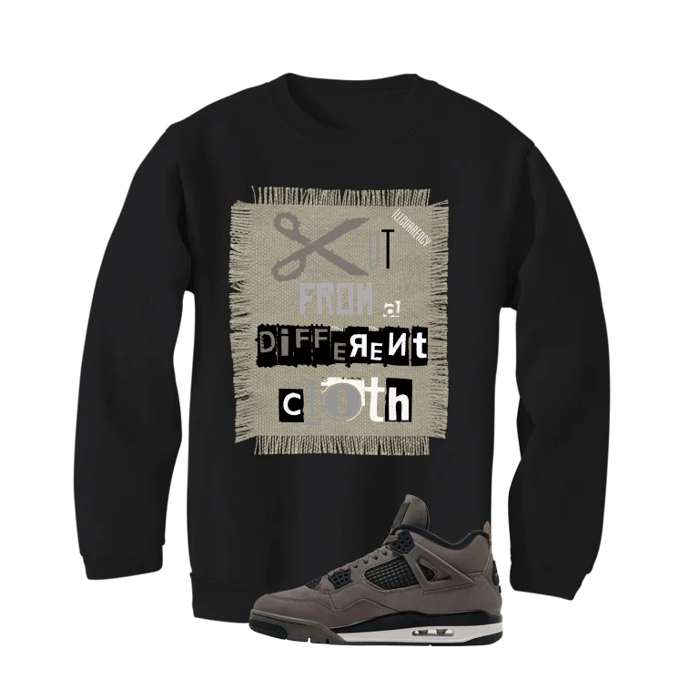 Air Jordan 4 Cave Stone Black T-Shirt (Cut from a different cloth)| illcurrency - Image 4