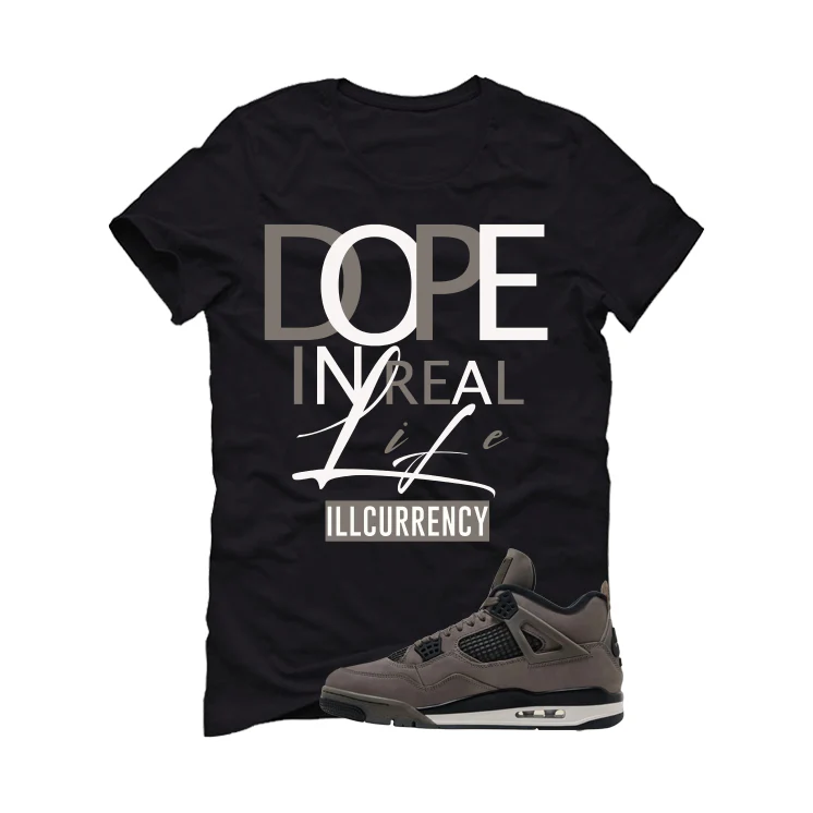 Air Jordan 4 Cave Stone Black T-Shirt (DOPE)| illcurrency - Image 2
