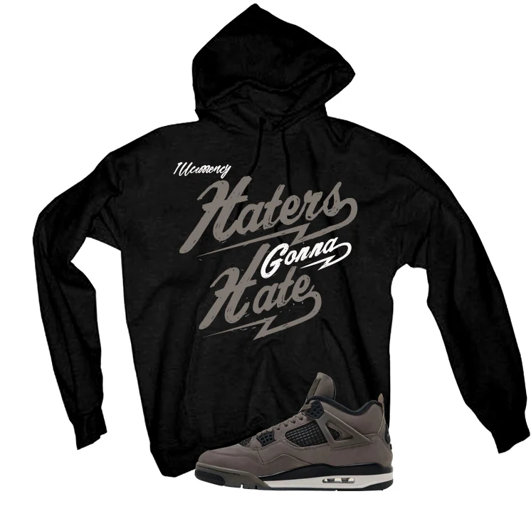 Air Jordan 4 Cave Stone Black T-Shirt (Haters gonna hate)| illcurrency - Image 3