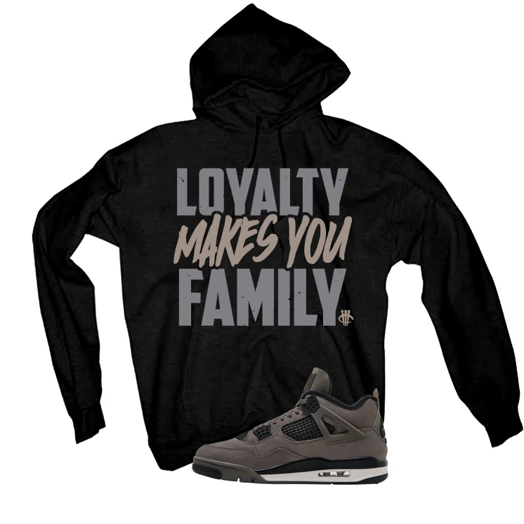 Air Jordan 4 Cave Stone Black T-Shirt (Loyalty)| illcurrency - Image 3