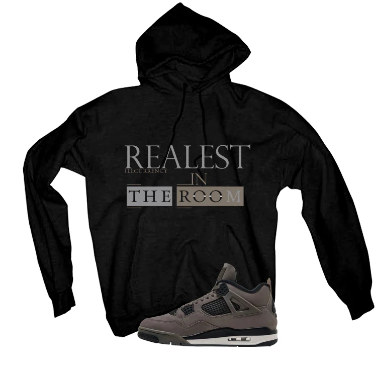 Air Jordan 4 Cave Stone Black T-Shirt (Realest In The Room)| illcurrency - Image 3