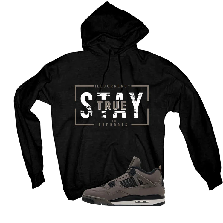 Air Jordan 4 Cave Stone Black T-Shirt (Stay True)| illcurrency - Image 3