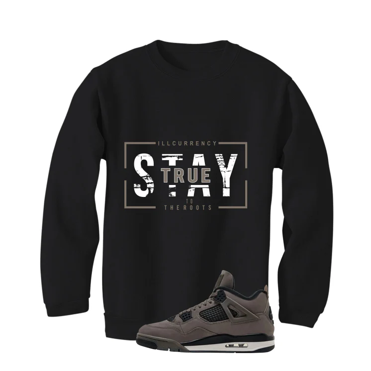 Air Jordan 4 Cave Stone Black T-Shirt (Stay True)| illcurrency - Image 4