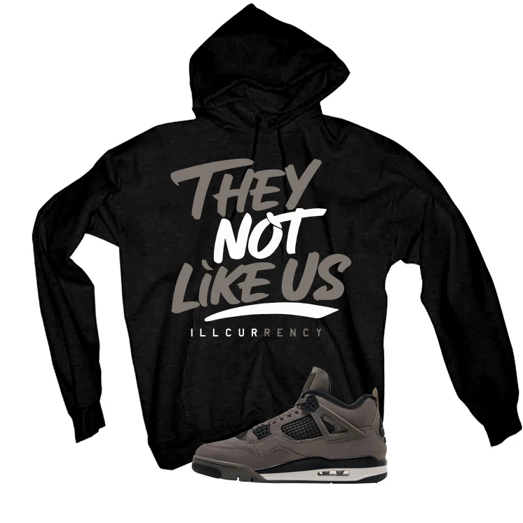Air Jordan 4 Cave Stone Black T-Shirt (They not like us)| illcurrency - Image 3