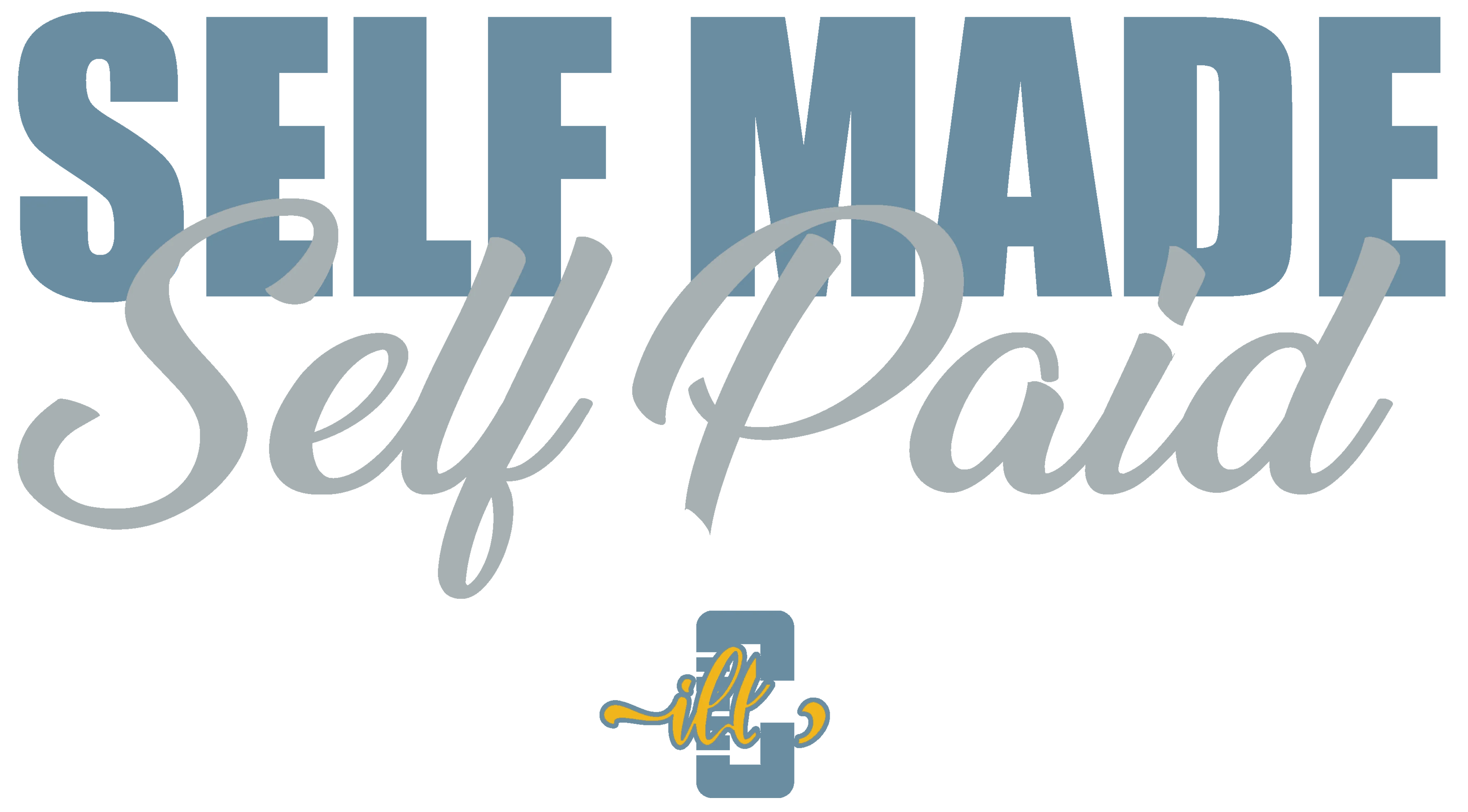 Air Jordan 4 Denim Worn Blue White T-Shirt (Self Made Self Paid)| illcurrency