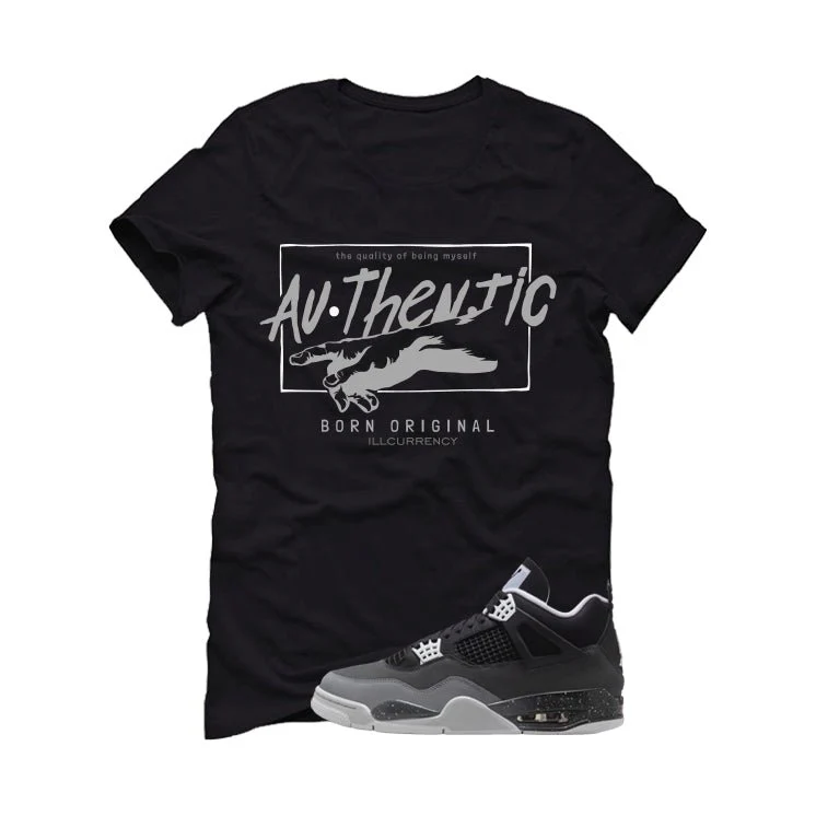 Air Jordan 4 Fear Pack Black T-Shirt (Authentic)| illcurrency - Image 2