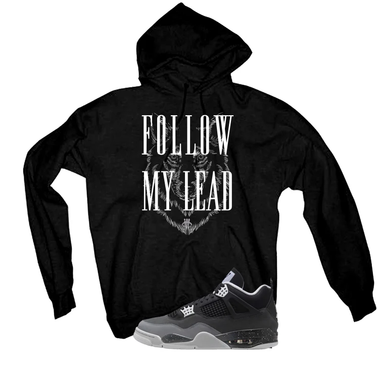 Air Jordan 4 Fear Pack Black T-Shirt (Follow My Lead)| illcurrency - Image 3