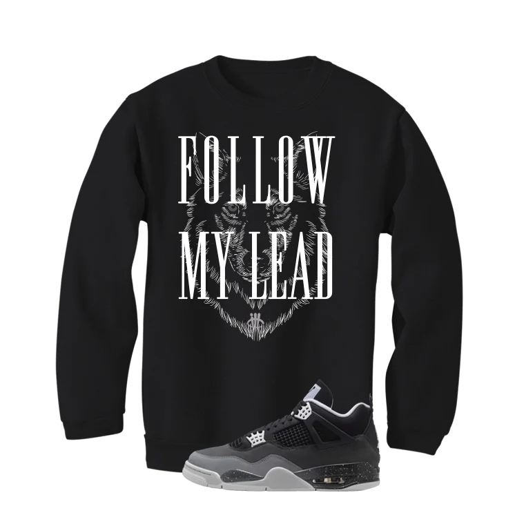 Air Jordan 4 Fear Pack Black T-Shirt (Follow My Lead)| illcurrency - Image 4