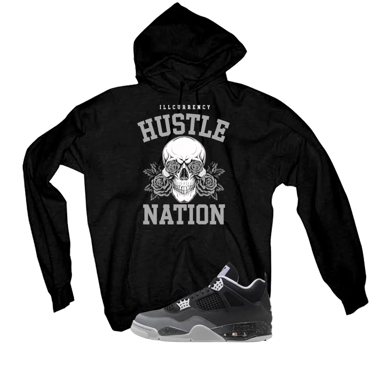 Air Jordan 4 Fear Pack Black T-Shirt (Hustle Nation)| illcurrency - Image 3