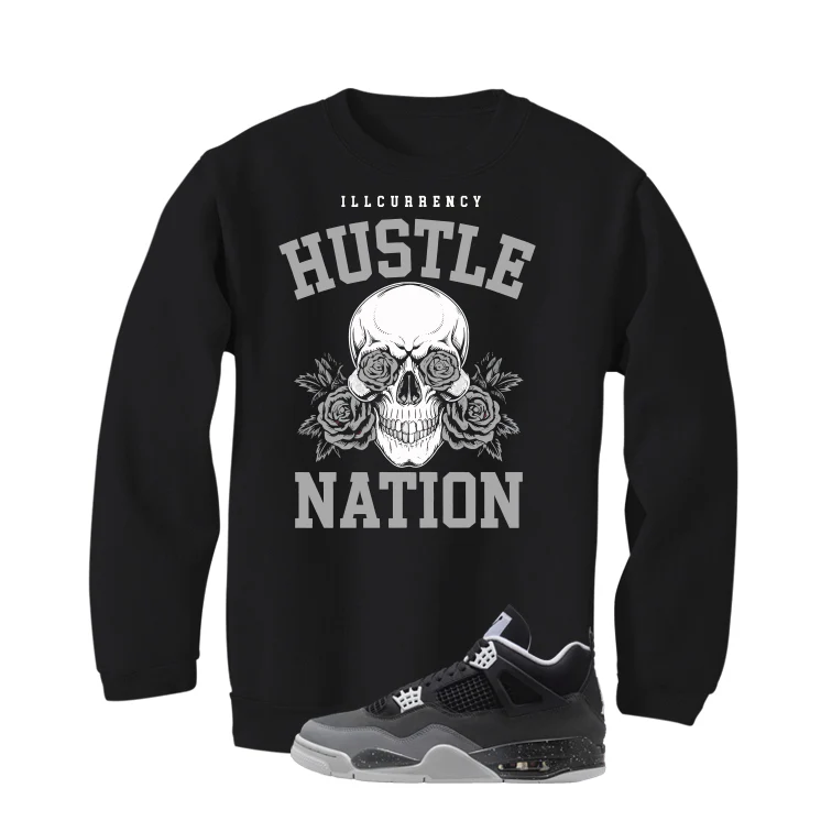 Air Jordan 4 Fear Pack Black T-Shirt (Hustle Nation)| illcurrency - Image 4