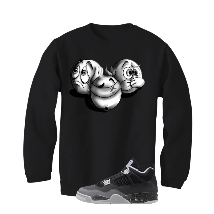 Air Jordan 4 Fear Pack Black T-Shirt (SEE NO EVIL)| illcurrency - Image 4