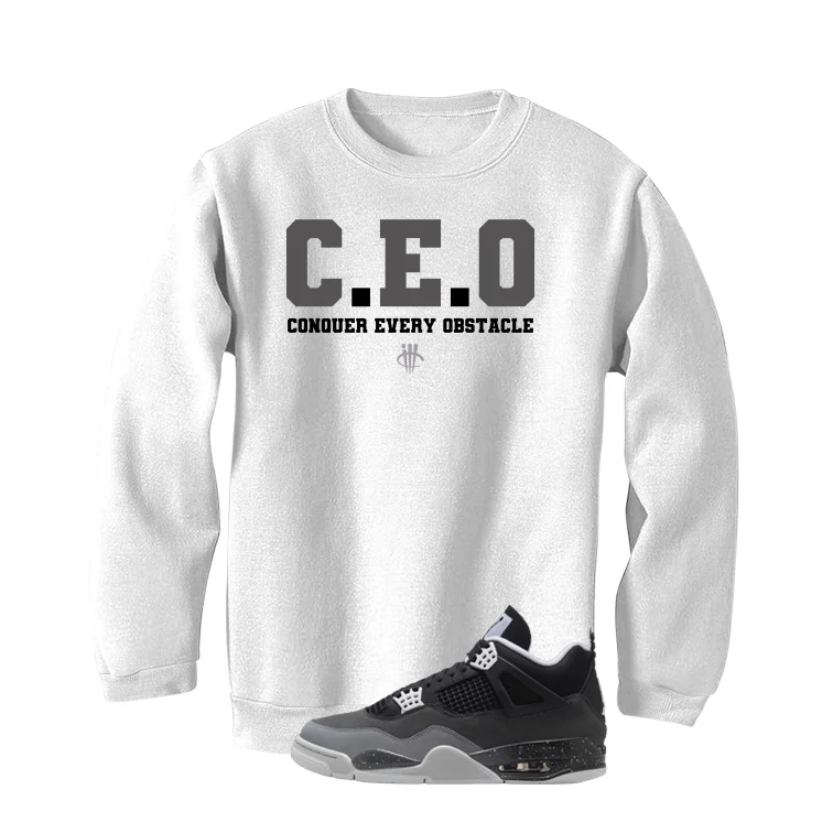 Air Jordan 4 Fear Pack White T-Shirt (CEO)| illcurrency - Image 4