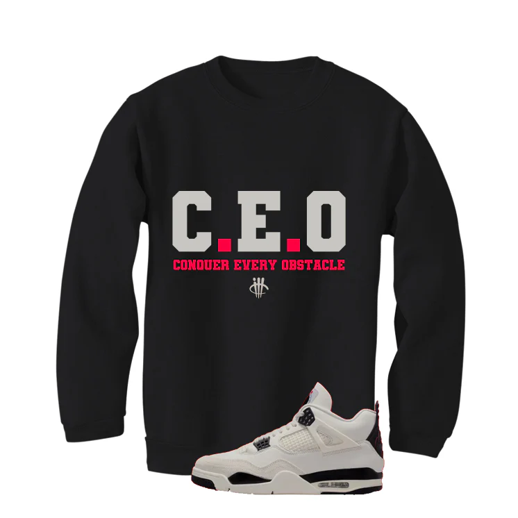 Air Jordan 4 Flight Club Matching T-Shirt, Sweatshirts & Hoodies Black T-Shirt (Ceo)| illcurrency - Image 4