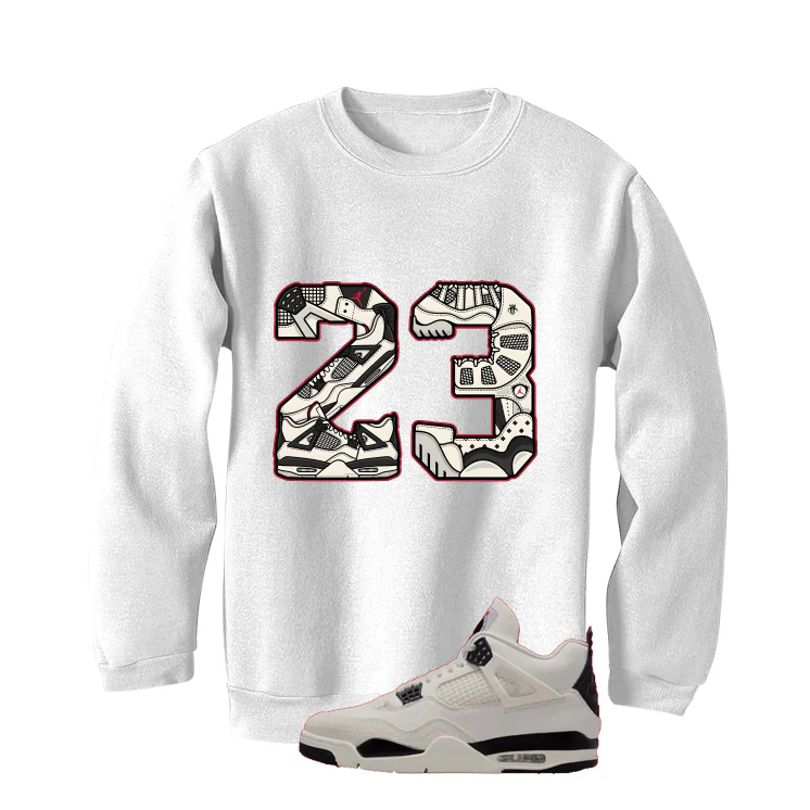 Air Jordan 4 Flight Club Matching T-Shirt, Sweatshirts & Hoodies White T-Shirt (23)| illcurrency - Image 4