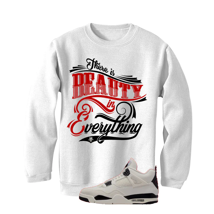 Air Jordan 4 Flight Club Matching T-Shirt, Sweatshirts & Hoodies White T-Shirt (Beauty in everything)| illcurrency - Image 4
