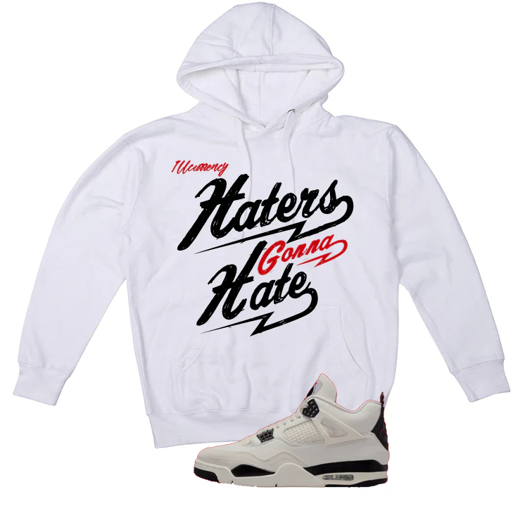 Air Jordan 4 Flight Club Matching T-Shirt, Sweatshirts & Hoodies White T-Shirt (Haters gonna hate)| illcurrency - Image 3