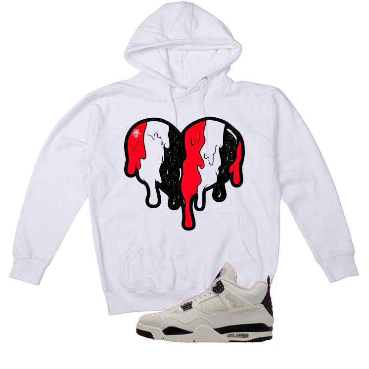 Air Jordan 4 Flight Club Matching T-Shirt, Sweatshirts & Hoodies White T-Shirt (Heart)| illcurrency - Image 3